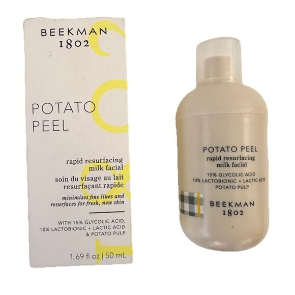 Beekman 1802 Potato Peel Rapid Resurfacing Milk Facial 1.69 fl oz New In Box - Picture 2 of 3